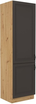 WYSOKA SZAFKA KUCHENNA STILO GRAFIT ARTISAN 210X60