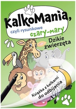 Książka Dzikie zwierzęta. Kalkomania KS97153, Trefl
