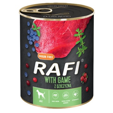 Dolina Noteci Rafi z Dziczyzną 800g