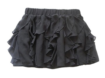 *H&M* SPÓDNICA CZARNA JAPAN STYLE 36/38