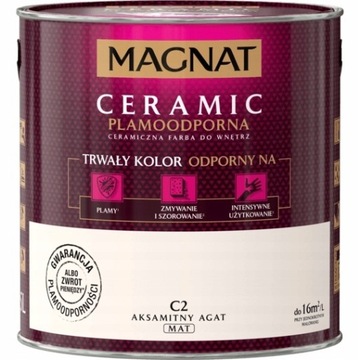 FARBA MAGNAT CERAMIC AKSAMITNY AGAT C2 2,5L