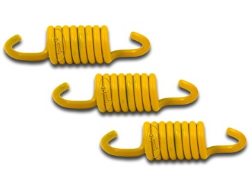 НАБОР ТЮНИНГОВЫХ ПРУЖИН СЦЕПЛЕНИЯ 4 шт. ЖЕЛТЫЙ СКУТЕР 4T GY6 +1500 об/мин