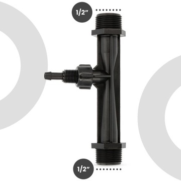 ИНЖЕКТОР 1/2 GZ ДОЗАТОР УДОБРЕНИЙ АСПИРАТОР АЭРАЦИЯ ВОДЫ ОРОШЕНИЕ