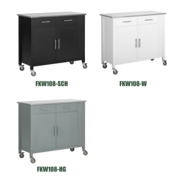 SoBuy Кухонный шкаф Island Комод Полка для специй на колесиках FKW108-HG