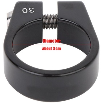 СИДЕНЬЕ ЗАЖИМ СИДЕНЬЯ ЗАЖИМ 30 ММ ЧЕРНЫЙ АЛЮМИНИЕВЫЙ СПЛАВ