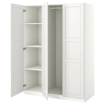 IKEA PAX FARDAL Шафи глянець білий 150x60x201 см
