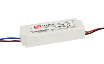 Zasilacz Mean Well LPV-20-12 20W 12V LED ip67