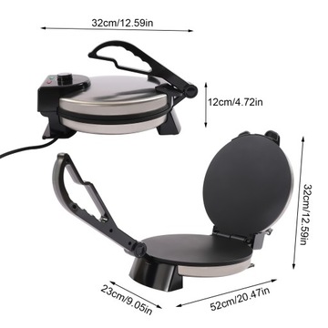 ЭЛЕКТРИЧЕСКАЯ МАШИНА ДЛЯ БЛИННИКОВ С АНТИПРИГАРНЫМ АППАРАТОМ ДЛЯ ТОРТИЛЬИ