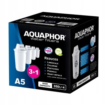 Wkład Aquaphor A5, 4 szt