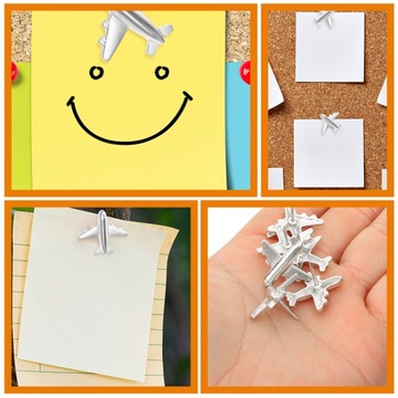 30 металлических булавок в форме самолёта.