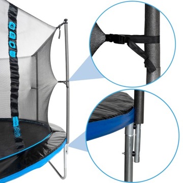 Садовый батут 487-500 СМ, 16 ФУТОВ ОГРОМНЫЙ с ЛЕСТНИЦОЙ Professional