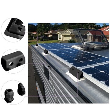 НАБОР ИЗ 7 УГЛОВ СОЛНЕЧНЫХ ПАНЕЛЕЙ, ИДЕАЛЬНО ДЛЯ ДОМА НА АВТОМОБИЛЕ