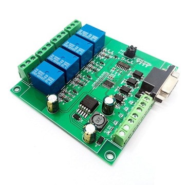 DC 7-24V 4 kanałowy Modbus RTU przekaźnik moduł ws