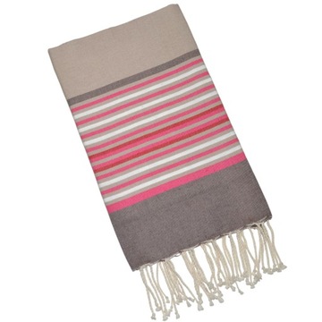 Ręcznik arabski FOUTA dla dziecka plażowy na basen do sauny bawełna 140x70