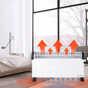 КОНВЕКТОРНЫЙ ОБОГРЕВАТЕЛЬ BASIC 2000W БЕЗ ПОТОКА ВОЗДУХА