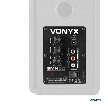 ACTIVE STUDIO МОНИТОРЫ 2 ШТ. 60 Вт VONYX ЧЕРНЫЕ