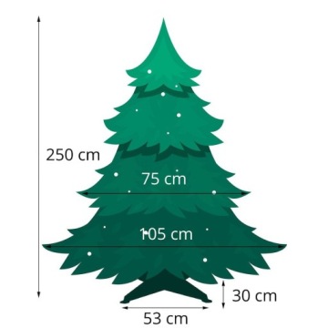ЕЛЬ АЛМАЗНАЯ СОСНА, КРАСИВАЯ УЗКАЯ, 250 см, ЗА СНЕГОМ + БЕСПЛАТНО