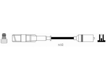PŘÍVODY ZAPALOVACÍ MERCEDES SL R230 3.7 03-12