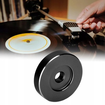 ПЕРЕХОДНИК ДЛЯ 7-ДЮЙМОВЫХ ВИНИЛОВЫХ ПЛАСТИНОК, ЧЕРНЫЙ