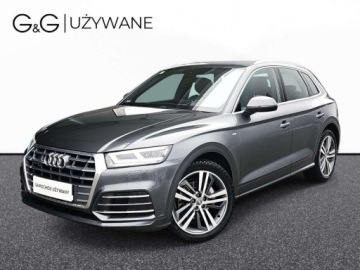 Audi Q5 II SUV 2.0 TDI 190KM 2017 Audi Q5 pneumatyka, dach panoramiczny, matrix led, head up, tempomat 2.0