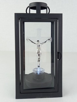 ФОНАРЬ С КРЕСТОМ СВЕТОДИОДНЫЙ КРЕСТ ДЛЯ ТОБИЛЬНОГО ФОНАРЯ R6 БАТАРЕИ ЧЕРНЫЙ КАРТРИДЖ