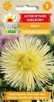 Aster igiełkowy żółty 1g