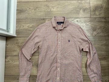 POLO RALPH LAUREN SLIM FIT KOSZULA KRATKA KRATA S