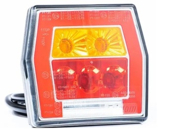 LAMPA TYLNA ZESPOLONA FRISTOM LEDOWA FT-122 LED Z PODŚWIETLENIEM TABILICY