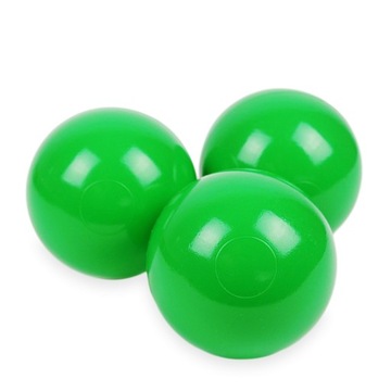 Kulki piłki do suchego basenu 7cm 50 sztuk zielone