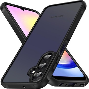 Etui do SAMSUNG A25 5G MattCase CZARNY MAT Szkło hartowane na ekran