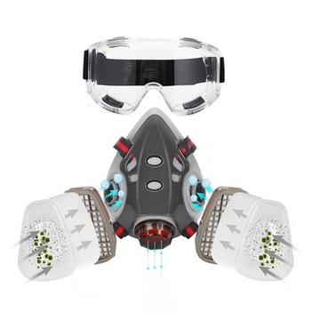 НАБОР ПРОТИВОГАЗОВОЙ ПОЛУМАСКИ ДЛЯ ПРОМЫШЛЕННОЙ ПОКРАСКИ