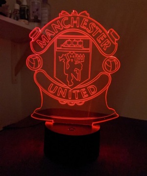 3D светодиодный ночник FC MANCHESTER UNITED USB-кабель