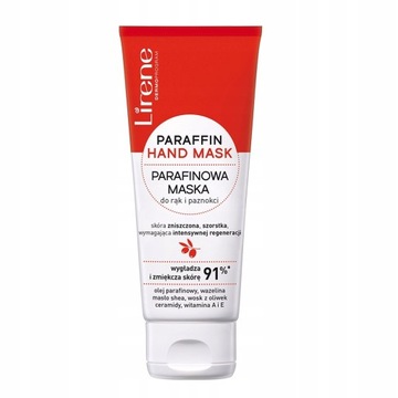 LIRENE PARAFINOWA MASKA DO RĄKI I PAZNOKCI 100ML