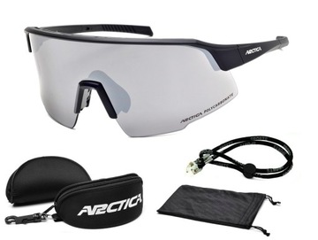 ARCTICA Okulary S-340 PRZECIWSŁONECZNE SPORTOWE ROWEROWE DUŻE SZKŁO