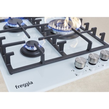 ГАЗОВАЯ ВАРКА 45 см FREGGIA HCG430VGTW БЕЛОЕ СТЕКЛО