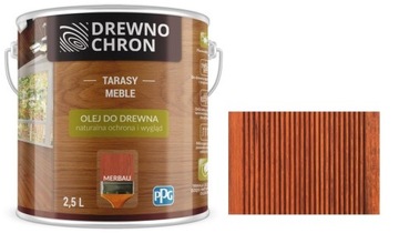 DREWNOCHRON OLEJ DO DREWNA 2,5L MERBAU - PPG - TARASY MEBLE