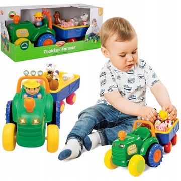 DUMEL INTERAKTYWNY TRAKTOR FARMER MÓWI PO POLSKU