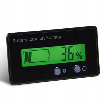 POJEMNOŚCI 6-70V MIERNIK LCD NAPIĘCIA BATERII