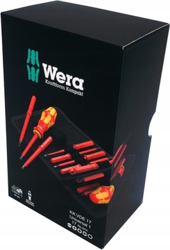 ОТВЕРТКИ WERA ИЗОЛИРОВАННЫЕ ДЛЯ ЭЛЕКТРИКОВ 1кВ VDE TORX СМЕШАННЫЙ НАБОР 17 ШТ.