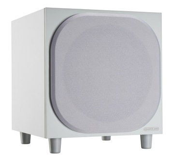MONITOR AUDIO W10 WHITE-BIAŁY PODWÓJNY, SZYBKI BAS