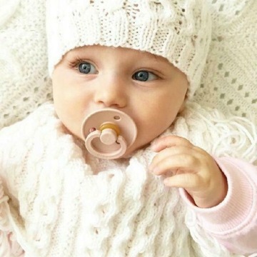 Соска BIBS HEVEA S SOOTHING (0+) РУБИН
