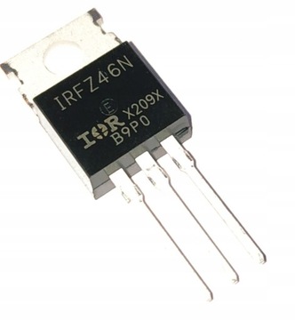Tranzystor IRFZ46 IRFZ46N 46A 55V IR TO-220