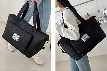 ЖЕНСКАЯ СТЕГАНАЯ ЭЛЕГАНТНАЯ СУМКА, БОЛЬШАЯ, МАЛЕНЬКАЯ, РЕГУЛИРУЕМАЯ, СКЛАДНАЯ ДЛЯ САМОЛЕТА