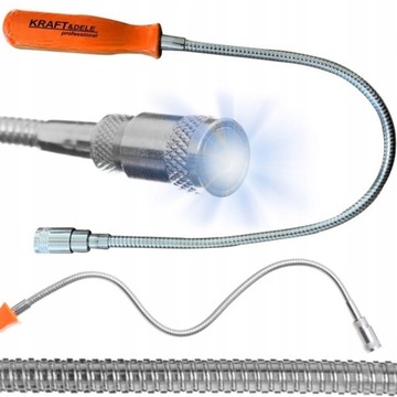 CHWYTAK ELASTYCZNY GIĘTY MAGNETYCZNY MAGNES LED