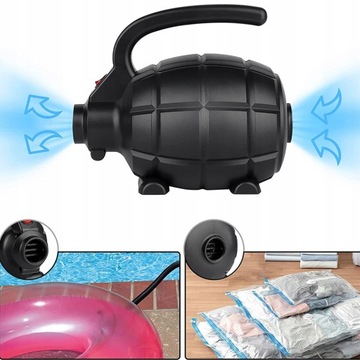 Электрический воздушный насос для надувной лодки SUP 600W.
