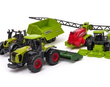 Mała farma traktor ciągnik wywrotka kombajn oprysk