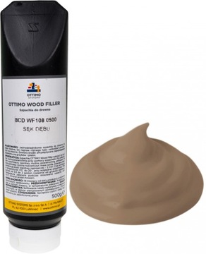 Szpachla do drewna SĘK DĘBU 500g kit szpachlówka