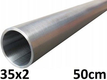 Rura nierdzewna kwasiak fi 35x2mm gat.304 | 50cm
