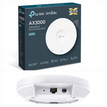 TP-LINK EAP650 AX3000 GIGABIT Access Point wi-Fi 6 punkt dostępowy ver 1.2