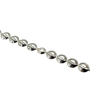 TAŚMA PINEZKOWA tapicerska CHROM 9,5 mm - 1 metr!